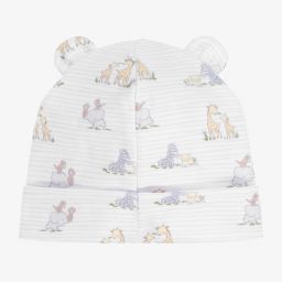 Kissy Kissy-قبعة قطن بيما لون أبيض للأطفال | Childrensalon Outlet