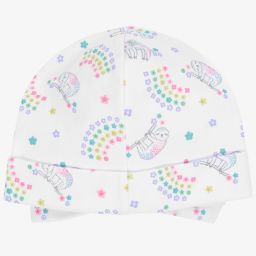 Kissy Kissy-Pima Cotton White Sloth Hat | Childrensalon Outlet