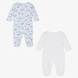 Kissy Kissy-Pima Rail Babygrows (2 Pack) | Childrensalon Outlet