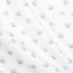 Kissy Kissy-Плед из хлопка пима с ленивцами (74 см) | Childrensalon Outlet