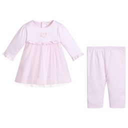 Kissy Kissy-Pink Blush Leggings Set | Childrensalon Outlet