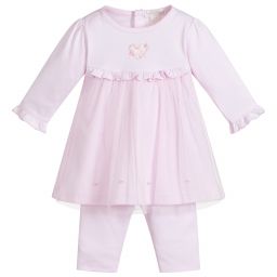 Kissy Kissy-Pink Blush Leggings Set | Childrensalon Outlet