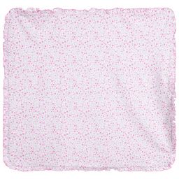 Kissy Kissy-Pink Floral Blanket (74cm) | Childrensalon Outlet