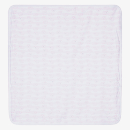 Kissy Kissy-Pink Lambs Cotton Blanket (73cm) | Childrensalon Outlet