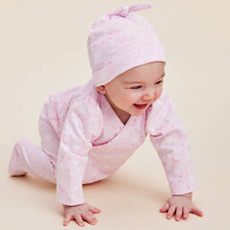 Kissy Kissy-Розовый топ и штанишки с ночным небом | Childrensalon Outlet