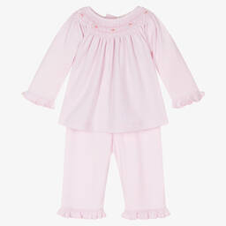 Kissy Kissy-طقم بنطلون قطن بيما لون زهري للمولودات | Childrensalon Outlet