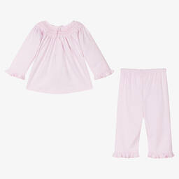 Kissy Kissy-طقم بنطلون قطن بيما لون زهري للمولودات | Childrensalon Outlet