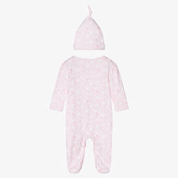 Kissy Kissy-طقم أفرول بيبي غرو قطن بيما لون زهري للمولودات | Childrensalon Outlet