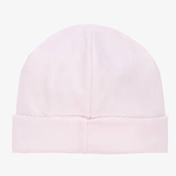 Kissy Kissy-Pink Pima Cotton Piqué Bunny Rabbits Hat | Childrensalon Outlet