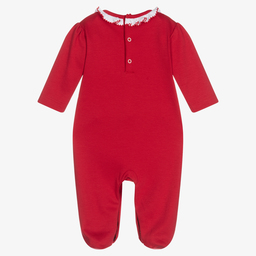 كيسي كيسي-بيبي غرو قطن بيما لون أحمر للأطفال | Childrensalon Outlet