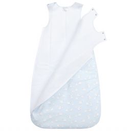 كيسي كيسي-كيس نوم قطن بيما لون أزرق وأبيض للأطفال (73سم) | Childrensalon Outlet