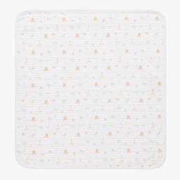 Kissy Kissy-Белое одеяло с принтом-алфавитом (74 см) | Childrensalon Outlet