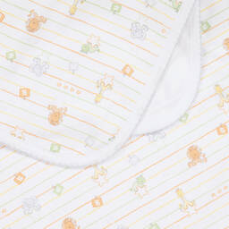 Kissy Kissy-Белое одеяло с принтом-алфавитом (74 см) | Childrensalon Outlet