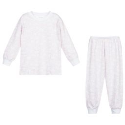 Kissy Kissy-White Bunnies Pima Pyjamas | Childrensalon Outlet