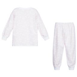 Kissy Kissy-White Bunnies Pima Pyjamas | Childrensalon Outlet