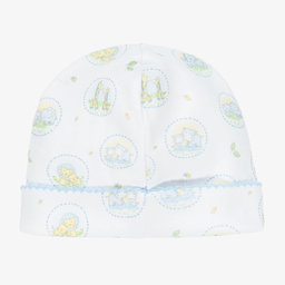 Kissy Kissy-White Cotton Kins Baby Hat | Childrensalon Outlet