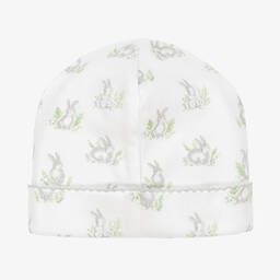 Kissy Kissy-Белая шапочка из хлопка пима | Childrensalon Outlet