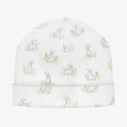 Kissy Kissy-Белая шапочка из хлопка пима | Childrensalon Outlet