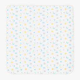 Kissy Kissy-Белое одеяло с принтом Moonlight Dreams (74см) | Childrensalon Outlet