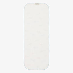 Kissy Kissy-White Pima Cotton Active Aviators Burp Cloth (47cm) | Childrensalon Outlet