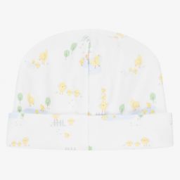 Kissy Kissy-قبعة قطن بيما لون أبيض للأطفال | Childrensalon Outlet