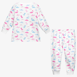 Kissy Kissy-White Pima Cotton Dina Pyjamas | Childrensalon Outlet