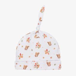 Kissy Kissy-قبعة قطن بيما لون أبيض للأطفال | Childrensalon Outlet