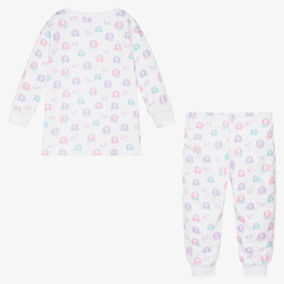 Kissy Kissy-White Pima Cotton Fiesta Pyjamas | Childrensalon Outlet