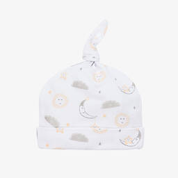 Kissy Kissy-Белая шапочка из хлопка пима для малышей | Childrensalon Outlet