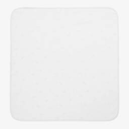 Kissy Kissy-بطانية قطن بيما لون أبيض للأطفال (73 سم) | Childrensalon Outlet