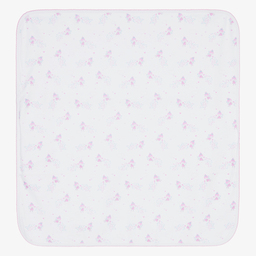 Kissy Kissy-White Pixie Cotton Blanket (72cm) | Childrensalon Outlet