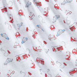 Kissy Kissy-White Police Blanket (74cm) | Childrensalon Outlet