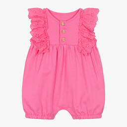 Kissy Love-Baby Girls Pink Fancy Pineapples Shortie | Childrensalon Outlet