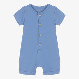 Kissy Love-بودي سوت قطن بيما لون أزرق للأطفال | Childrensalon Outlet