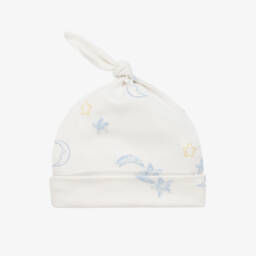 Kissy Love-Boys Ivory Celestial Cotton Hat | Childrensalon Outlet