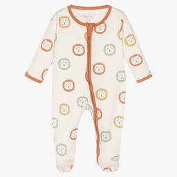 كيسي لاف-أفرول بيبي غرو قطن بيما لون عاجي للمولودات | Childrensalon Outlet