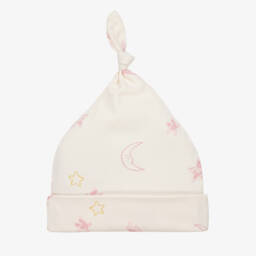 Kissy Love-Кремовая хлопковая шапка Moonlit для девочек | Childrensalon Outlet