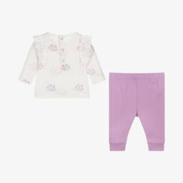 Kissy Love-Girls Elephant Print Trousers Set | Childrensalon Outlet