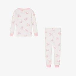 Kissy Love-Girls Ivory & Pink Zebra Sleepwear | Childrensalon Outlet