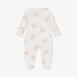 Kissy Love-بيبي غرو بطبعة قطن بيما لون عاجي للمولودات | Childrensalon Outlet