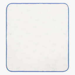 Kissy Love-Ivory & Blue Little Tigers Blanket (73cm) | Childrensalon Outlet