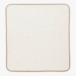 كيسي لاف-بطانية قطن بيما لون عاجي للأطفال (71 سم) | Childrensalon Outlet