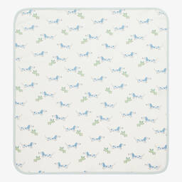 Kissy Love-Ivory Puppy Fun Baby Blanket (73cm) | Childrensalon Outlet