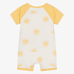 Kissy Love-Кремово-желтый хлопковый песочник | Childrensalon Outlet