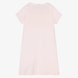 La Perla-Розовая ночная рубашка из модала для девочек | Childrensalon Outlet