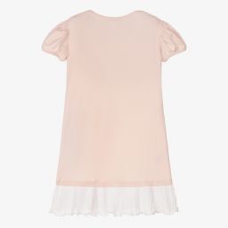 La Perla-Розовая ночная рубашка из модала для девочек | Childrensalon Outlet