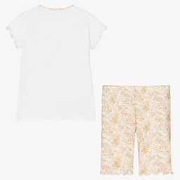 La Perla-Girls Pink Modal Short Pyjamas | Childrensalon Outlet