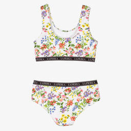 La Perla-Белое бикини в цветочек для девочек | Childrensalon Outlet