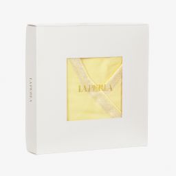 لا بيرلا-بيجاما شورت مودال جيرسي لون أصفر باهت للبنات | Childrensalon Outlet