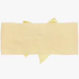 La Perla-Yellow Bow Headband | Childrensalon Outlet